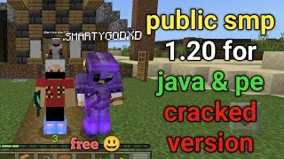 join my new smp 1.20 for java & pe and cracked version | sp live gamer