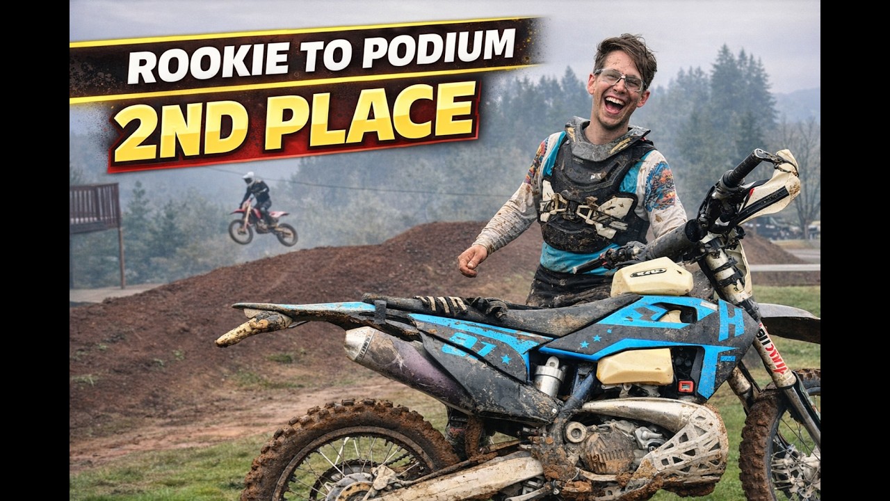 From Rookie to Podium: My First Motocross Race, 2nd Place Finnish!