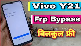 Vivo Y21 Frp Bypass /Google Account Remove| Vivo Y21 Ka Gmail Account Remove Kaise Kare@A2zSalutions