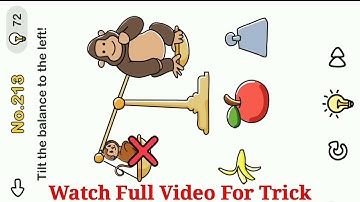 Brain Out Level 215 Tilt the balance to the left