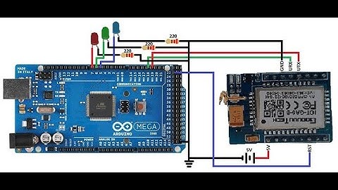 Control remoto por mensaje de texto con el módulo A6 y Arduino Mega