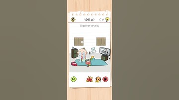 Stop her crying. brain test all star IQ level 237 solutions