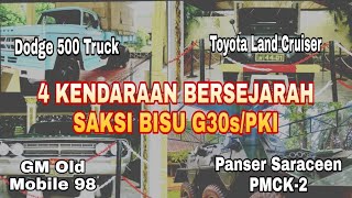 Koleksi Kendaraan Bersejarah Monumen  Pancasila Sakti #g30spki  #monumenpancasilasakti