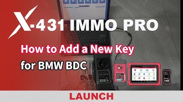 How to use X431 IMMO PRO add key on BMW BDC