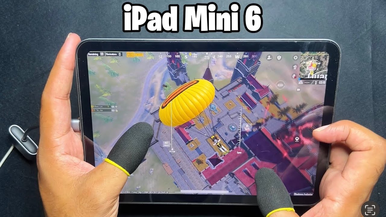 iPad Mini 6 PUBG HANDCAM🔥 Smooth+EXTREME 60 fps🔥 4 Fingers claw ...