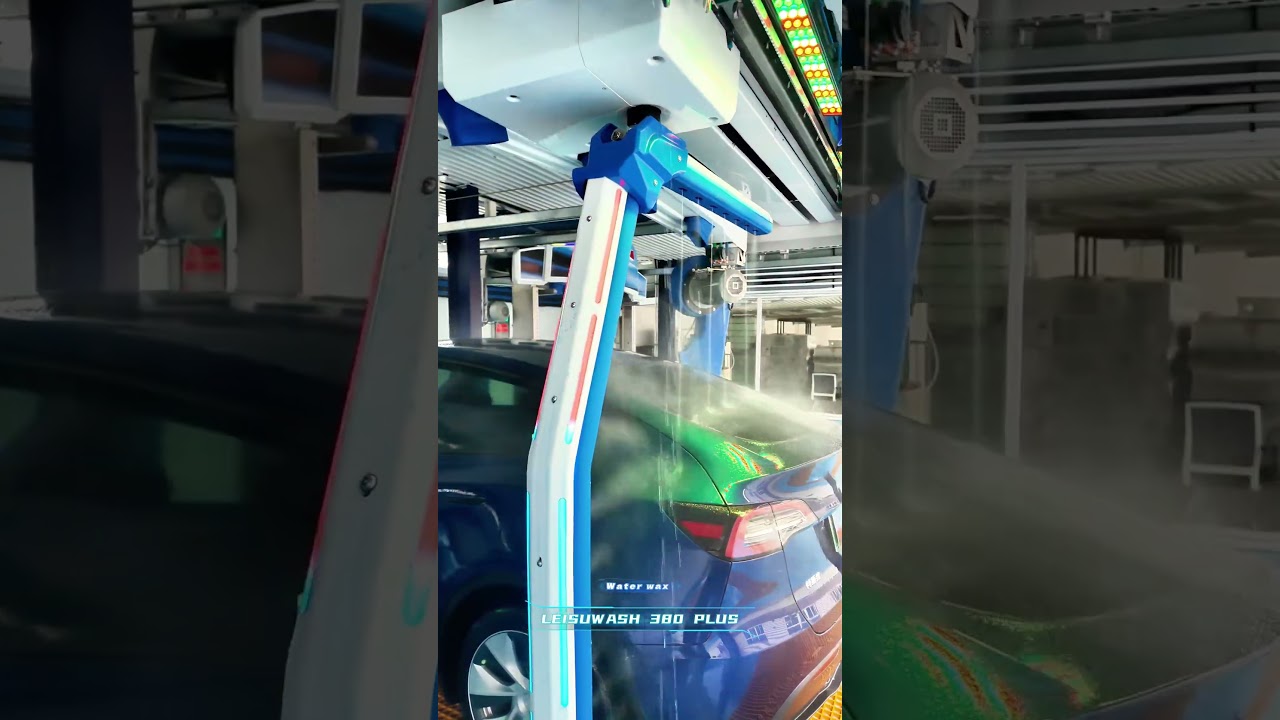 Luxury Leisuwash 380 Car Wash Equipment established with Rotary Side Fans !! 💪💪🔥🔥