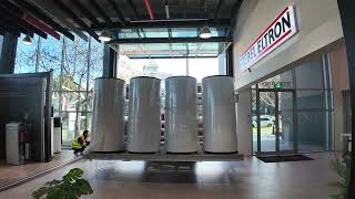 Commercial Hot Water Skid Install Timelapse