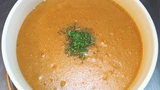 Lebanese lentil soup recipe | طريقة عمل شوربة العدس اللبنانية