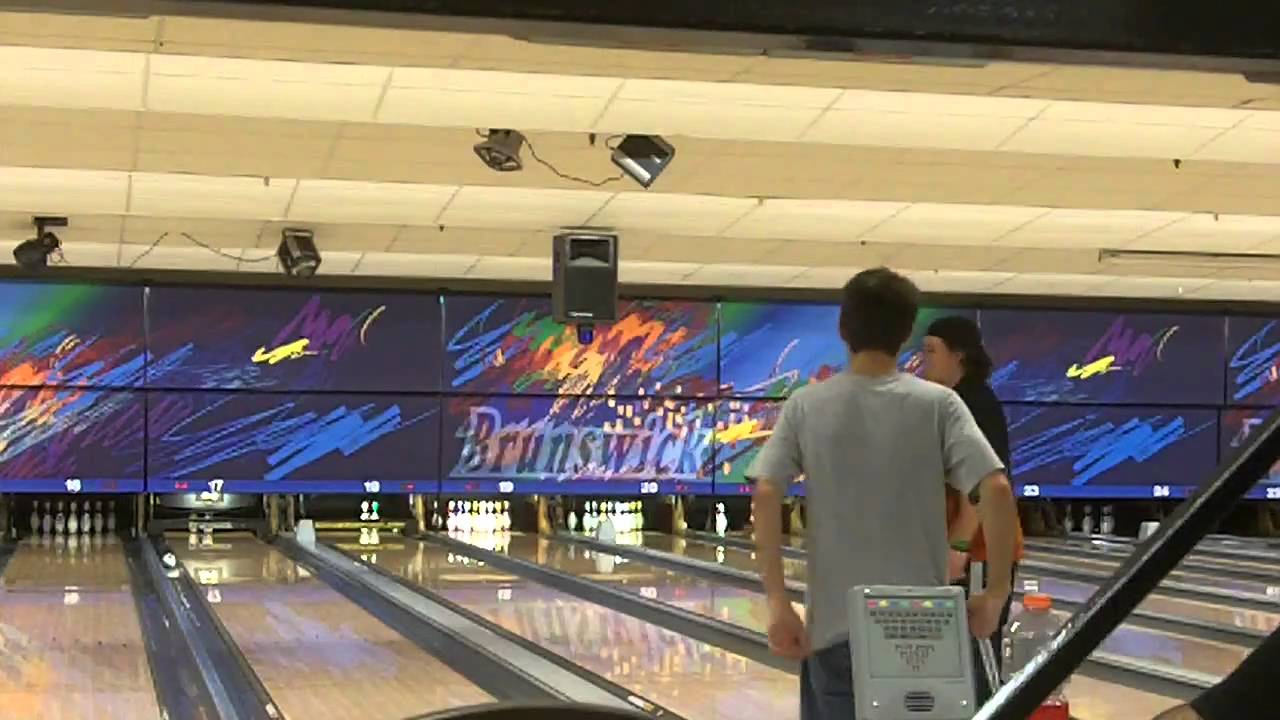 Me vs. Bowler4ever vs. Jason at Brunswick Zone in Lowell (From 10/20/10) Part 1