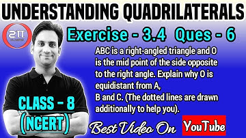 Q 6 - Ex 3.4 - Chapter 3 - Understanding Quadrilaterals - NCERT Class 8 Maths