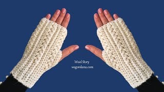 DIY Tutorial  Easy Crochet Fingerless Gloves | Heklane rukavice