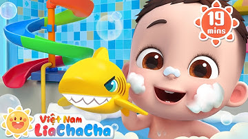 🛀🏼 Đếm số cùng đồ chơi trong bồn tắm | Trò chơi vui nhộn | LiaChaCha - Ca Nhạc Thiếu Nhi Việt Nam