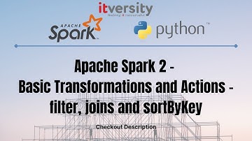 Apache Spark 2 - Basic Transformations and Actions 03 - filter, joins and sortByKey