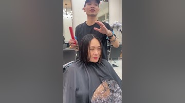 Dang Hieu. Kiểu tóc ngắn BoB Layer Classic dành cho mặt tròn, trán cao.