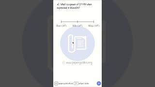 Convert Power to Kilovolts Easily | A Level Physics 9702/ON/22/12 Question 2 Solution.
