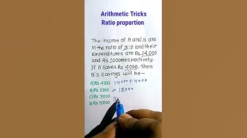Ratio & Proportion Math Trick| Partnership Math  | Railway Group D/NTPC Math Questions | #shorts