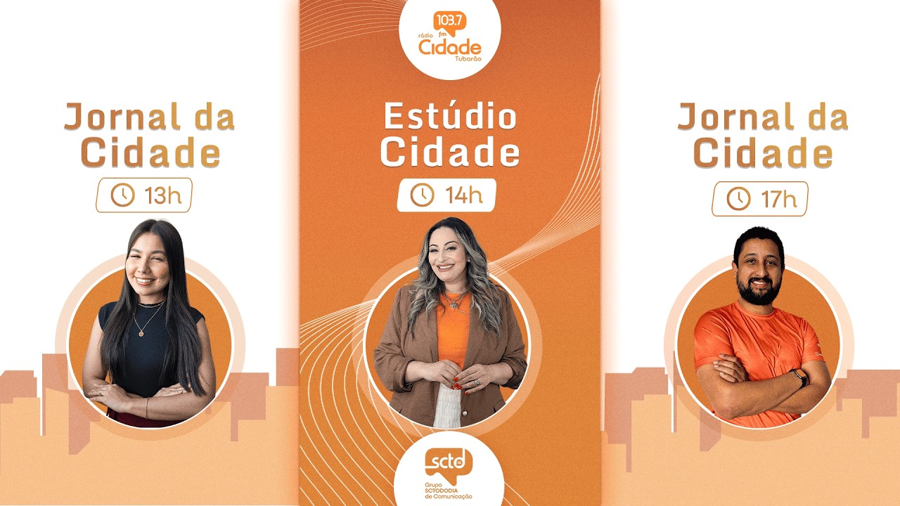 TARDE NA CIDADE: Jornal Edição das 13h, Estúdio Cidade e Jornal da Rádio Cidade - 23/02/2026