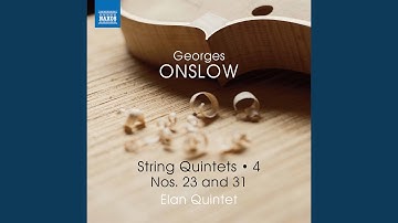 String Quintet No. 23 in A Minor, Op. 58 (Version for String Quartet & Double Bass) : IV....