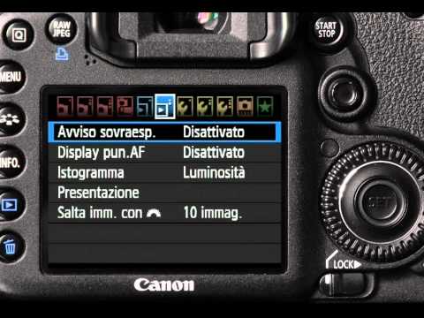 Video: Come Configurare La Fotocamera Canon 550dd