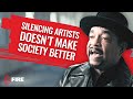 Actor icet speaks about the importance of protecting free speech