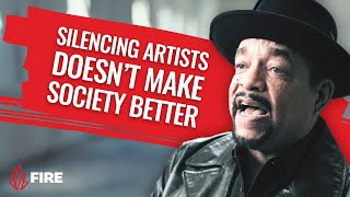 Actor Ice-T speaks about the importance of protecting free speech