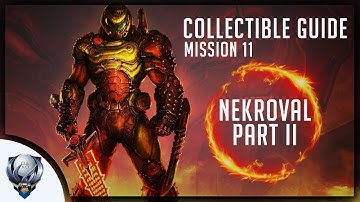 Doom Eternal (Mission 11 NEKRAVOL Part 2) Collectibles, Upgrades, Secret Encounters & Extra Lives