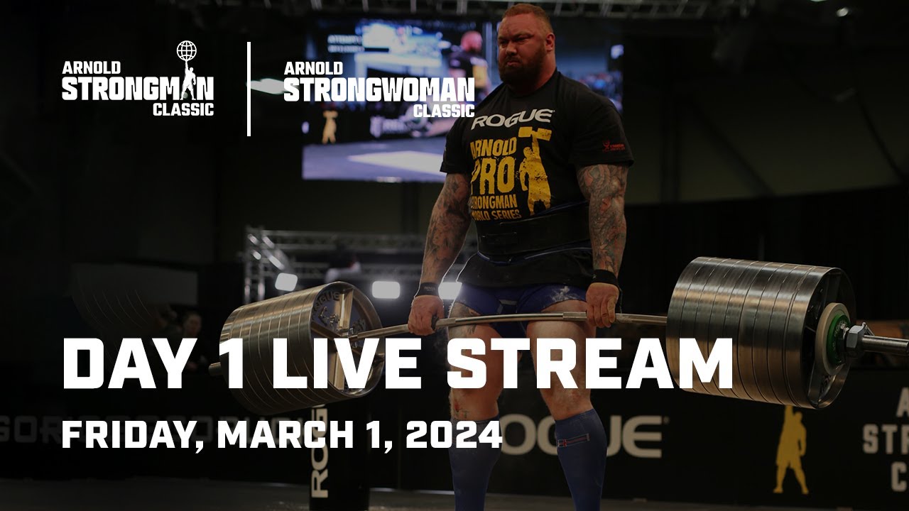 Day 1 2024 Arnold Strongman Classic Full Live Stream YouTube