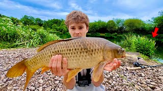 A Short Afternoon Session Carp Fishing Ended With A Double!