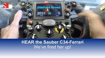 HEAR the Sauber C34-Ferrari! - Sauber F1 Team