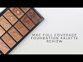 MAC Full Coverage Foundation Palette Review