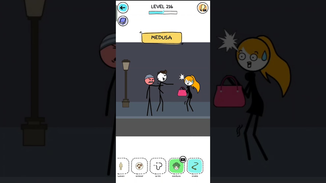 Alchemy Puzzle Level 216 MEDUSA Shorts Gaming Play WEEGOON 