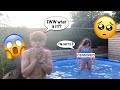 PERIOD in the POOL PRANK on my BOYFRIEND *CUTE REACTION*