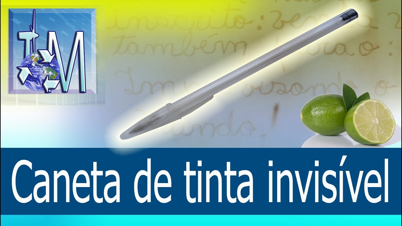 Caneta de tinta invisível