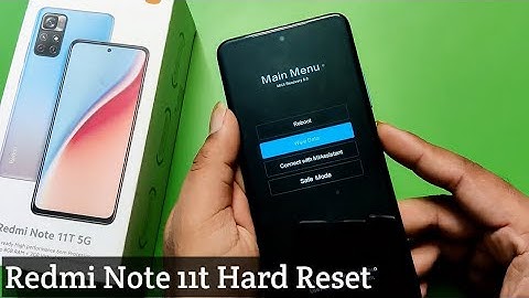 Redmi Note 11T 5g Hard Reset | Pattern Unlock without pc