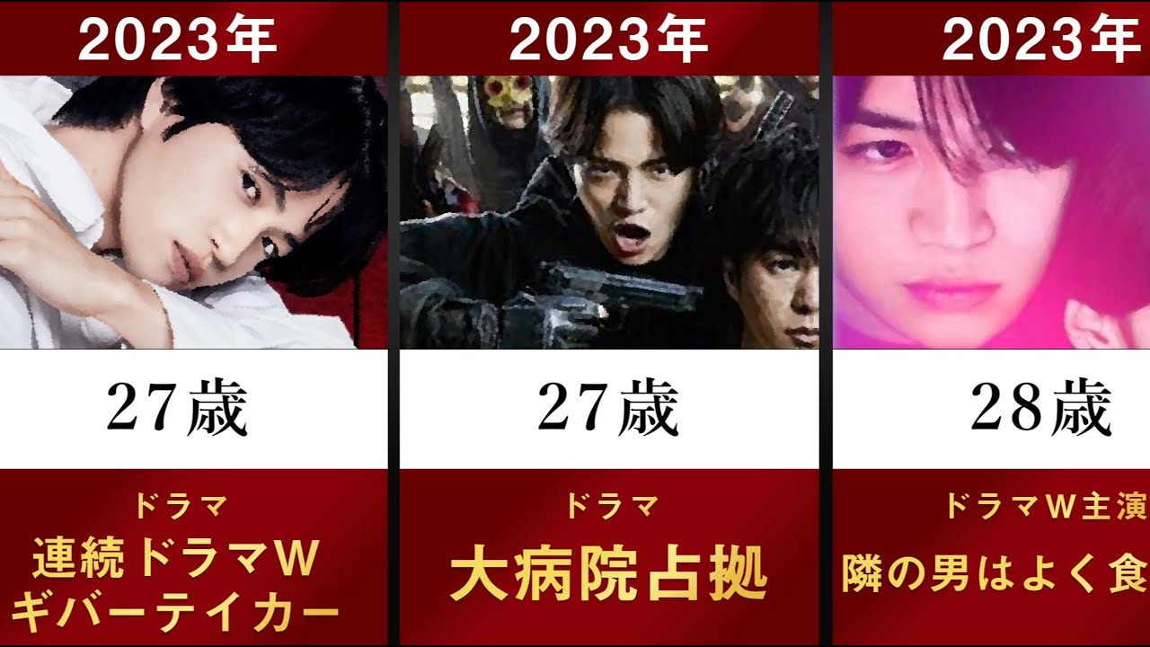 大病院占拠】Sexy Zone 菊池風磨の主なドラマ・映画を年齢順に並べて