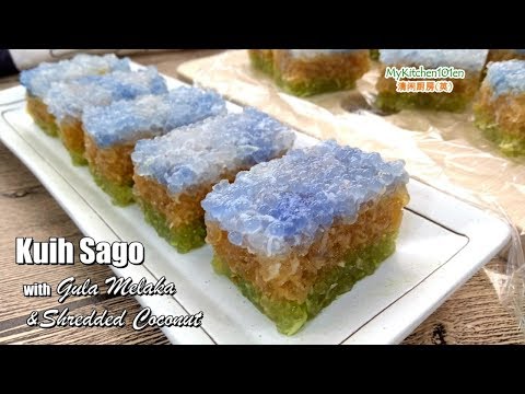 Rose Flavoured Sago Cake  Kuih Sago Rose  Bronok  Ku 