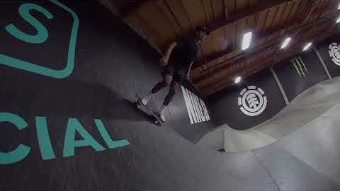 Nyjah Huston Park Lap Follow Cam