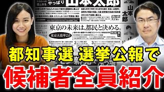 東京都知事選挙の立候補者22人全員紹介！都知事選2020の選挙公報を見ながら乙武が一言｜第32回 選挙ドットコムちゃんねる #1