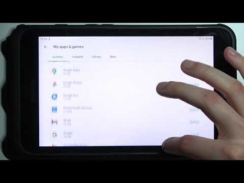 How to Update Apps on SAMSUNG Galaxy Tab Active2– Update Apps via Google Play Store
