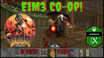 Doom + Doom 2 Legacy of Rust, E1M3 Co-op walkthrough on Xbox Series X