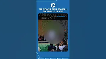 Dicambuk 100 Kali Di Banda Aceh Terpidana Zina Merintih Kesakitan 