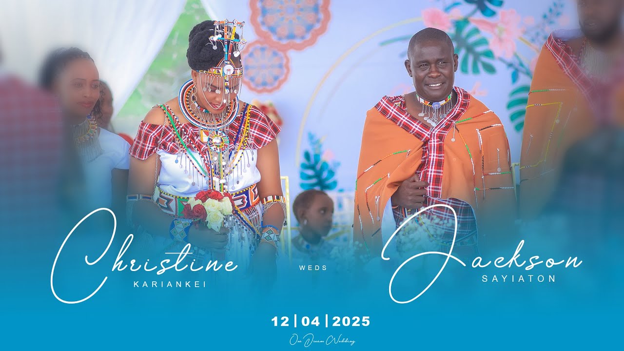 CHRISTINE KARIANKEI WEDS JACKSON SAYIATON OFFICIAL HD DREAM WEDDING VISUALIZER
