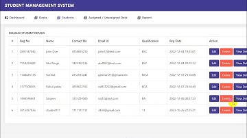 PHP & Mysql - Student management system source code