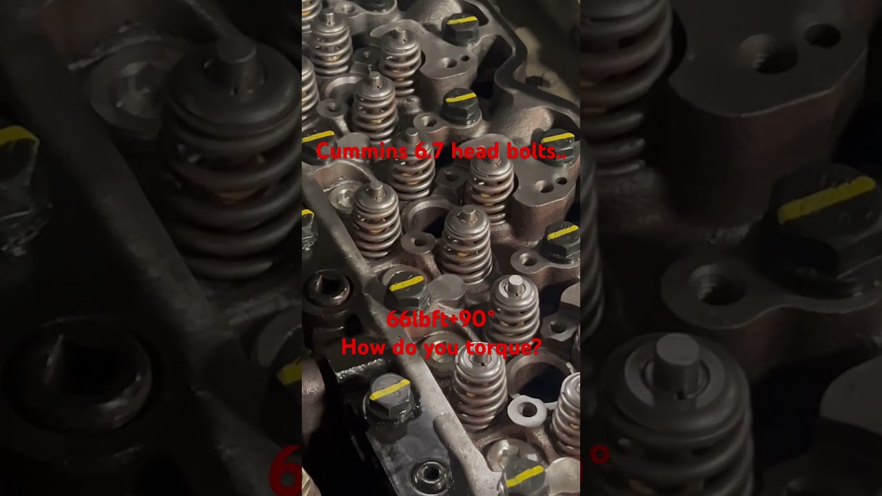 Cummins 6.7 head bolts? 1-Shot torque?? 
