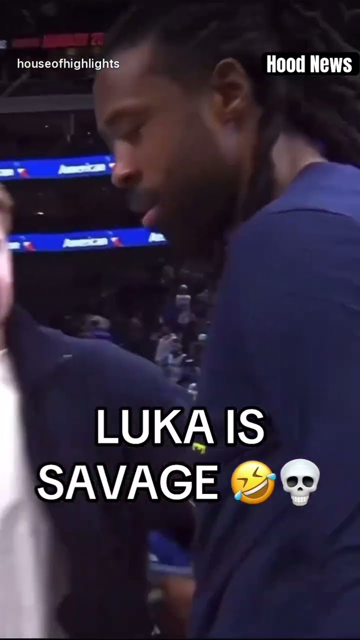 Luka is savage #hoodnews #lukadoncic #deandrejordan #interview #NBA #basketball #postgame #funny #us