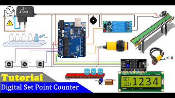 Production line product counter using Arduino | Digital Set Point Counter
