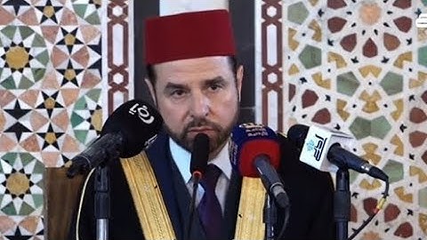 تلاوة واذان المغرب للشيخ معروف الشريف حفظه الله 2 رمضان