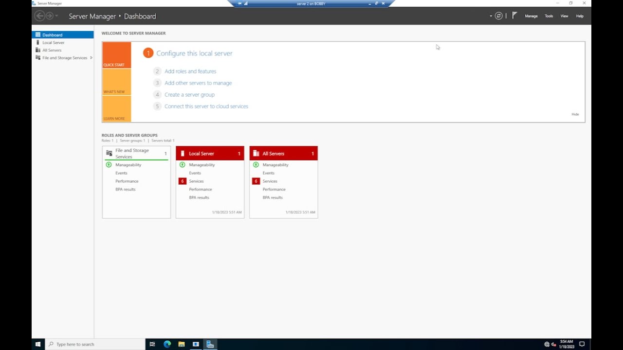 How to set up a DHCP, DNS, ADDS on windows server 2022 - YouTube