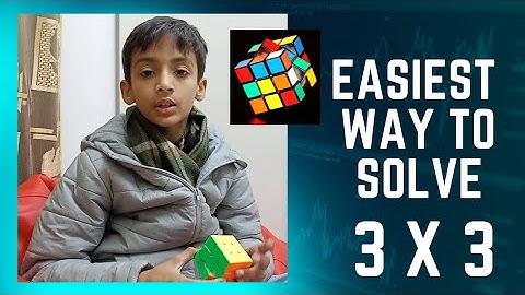 Easiest way to solve 3 x 3. #cube #cubing #3x3