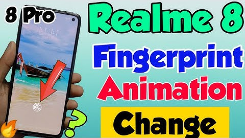 Realme 8 & 8 Pro Fingerprint Animation Style change Kaise Kare | Realme8 fingerprint animation Style